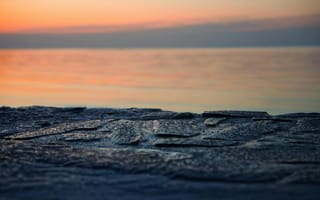 Картинка закат, море, камни, пейзаж, спокойствие, природа, отражение