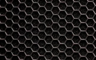 Картинка шестиугольник, текстура, черный, фоновое, графика, абстракция, модерн