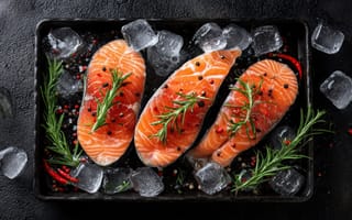 Картинка лосось, рыба, еда, кулинария, морепродукты, блюдо, продукты