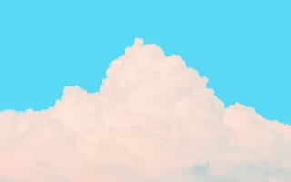 Картинка облака, небо, пейзаж, природа, мягкие, светлые, фоновое