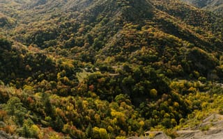 Картинка горы, осень, природа, пейзаж, лес, цвета, ландшафт