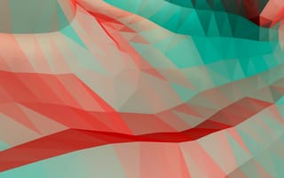 Картинка абстракция, геометрия, цвет, фоны, пейзаж, треугольники, гладкость