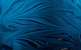 Картинка синий, абстракция, волны, текстура, фон, гладкий, минимализм
