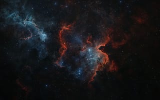 Картинка космос, галактика, звезды, небесное тело, облака, астрономия, картинка для рабочего стола