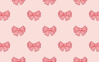Картинка бантики, узор, фоновое, декор, розовый, графика, модный