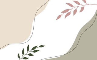 Картинка листья, абстракция, природа, фоны, минимализм, дизайн, цвета