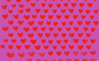 Картинка сердца, фоновое, обои, красный, узор, любовь, арт