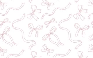 Картинка ленты, бантики, узоры, декор, фоновое, красота, стиль