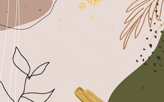 Картинка абстракция, фоны, растения, дизайн, минимализм, цвета, графика