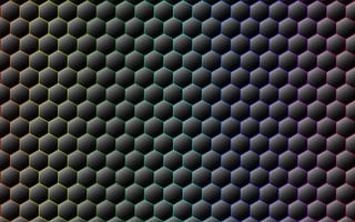 Картинка гексагон, фоновый, абстракция, цветной, текстура, графика, модерн