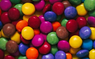 Картинка конфеты, цветные, сладости, десерт, еда, вкусно, радость