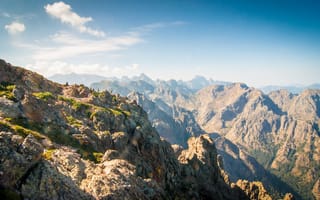 Картинка горы, пейзаж, природа, скалы, небо, туризм, путешествия