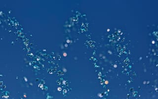Картинка вода, капли, фон, синий, природа, жидкость, освежающий