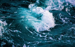 Картинка море, волны, вода, океан, природа, синий, пейзаж