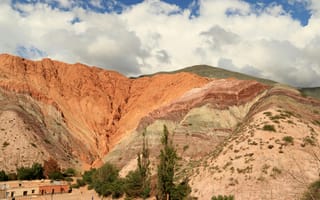 Картинка горы, природа, пейзаж, скалы, облака, цвета, ландшафт