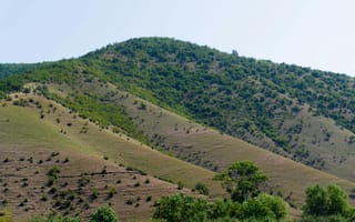 Картинка горы, природа, ландшафт, зелень, холмы, пейзаж, лето