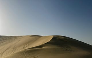 Картинка песок, пустыня, небо, дюны, природа, ландшафт, солнце