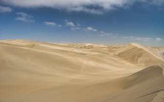 Картинка пустыня, пейзаж, песок, небо, природа, дюны, отдых