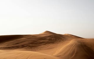 Картинка пустыня, песок, дюны, природа, пейзаж, пустынный, горизонт