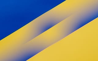 Картинка абстракция, цвета, синий, желтый, гладкий, фоны, минимализм