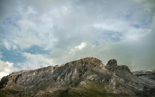 Картинка горы, природа, пейзаж, небо, облака, скалы, ландшафт