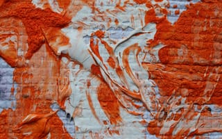 Картинка абстракция, цвет, арт, текстура, оранжевый, белый, графика