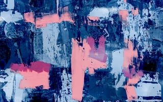 Картинка абстракция, арт, цвет, текстура, синий, розовый, фоновое изображение, живопись