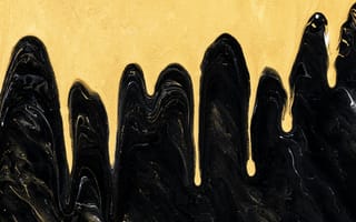 Картинка абстракция, черный, золотой, текстура, арт, дизайн, фоновое изображение