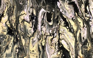 Картинка абстракция, арт, текстура, черный, желтый, дизайн, фоновое изображение