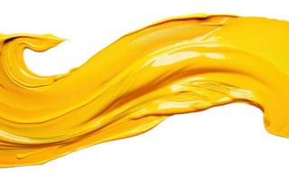 Картинка желтый, краска, абстракция, текстура, арт, фоновое, дизайн