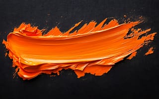 Картинка краска, оранжевый, абстракция, фоновое изображение, арт, текстура, черный