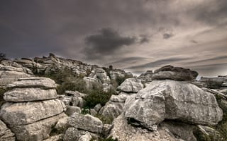 Картинка скалы, природа, пейзаж, камни, облака, горы, ландшафт
