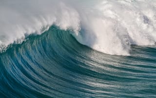 Картинка волна, океан, природа, вода, пейзаж, море, синяя