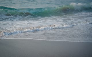 Картинка море, волны, пляж, песок, природа, отдых, гладь воды