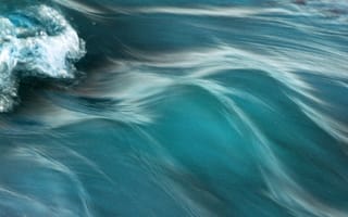 Картинка вода, волны, океан, природа, синий, текстура, фоновое изображение