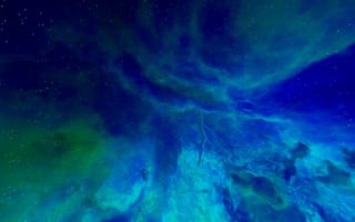 Картинка космос, галактика, звезды, небо, красота, абстракция, цвета