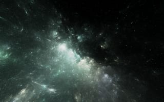 Картинка космос, галактика, звезды, небо, вселенная, туманность, фантазия, темнота, свет, космический