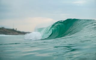 Картинка океан, волна, природа, море, пейзаж, спокойствие, водная поверхность