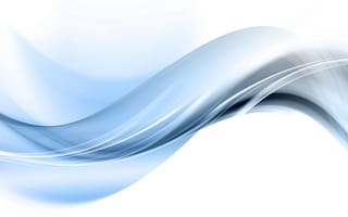 Картинка абстракция, волны, синий, фон, гладкий, минимализм, дизайн