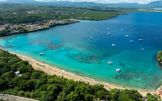 Картинка пляж, море, природа, корабли, отдых, пейзаж, тропики