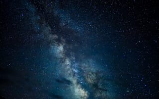 Картинка галактика, звезды, ночное небо, космос, астрономия, млечный путь, темнота