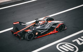 Картинка автомобиль, гонка, спорт, Nissan, трасса, мотор, скорость