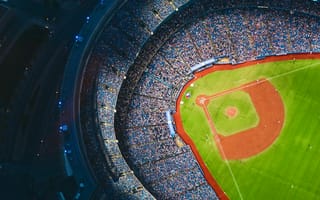 Картинка спорт, спортивный, футбол, стадион, сверху, c воздуха