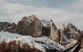 Картинка горы, гора, природа, зима