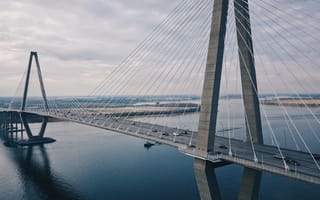 Картинка мост, мосты, архитектура, река