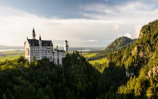 Картинка архитектура, Нойшвантайнский замок, Замок Нойшванштайн, замок, Бавария, Германия