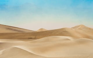 Картинка природа, пейзаж, пустыня, песок, песчаный, дюна, засушливый, холм, бархан