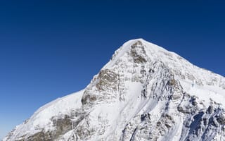 Картинка горы, гора, природа, Юнгфрау, Швейцария, снег, белый