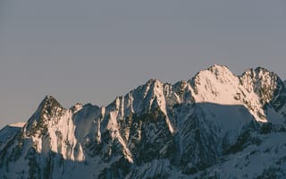Картинка горы, гора, природа, пейзаж, скала, снег, белый