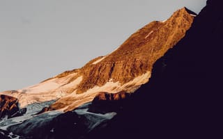 Картинка горы, гора, природа, Альпы, вечер